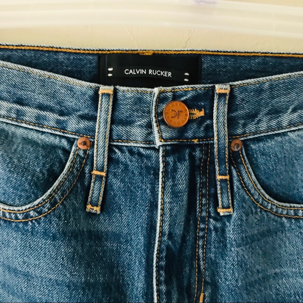 Calvin Rucker Rebel Selvedge High Rise Jean - Picture 8 of 8